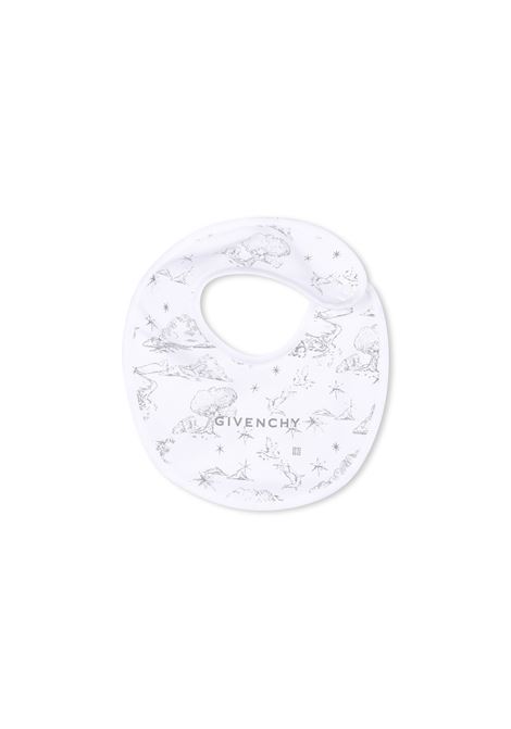 Set Pigiama, Bavaglino e Berretto Con Stampa GIVENCHY KIDS | H30613M01